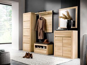 Miniaturka 3 - Zestaw mebli do przedpokoju z siedziskiem i komodą