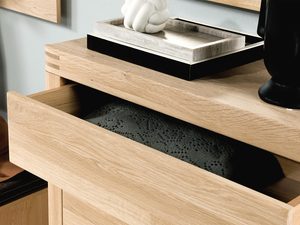 Miniaturka 2 - Szafka na buty z siedziskiem i szufladą z litego drewna, styl praktyczny