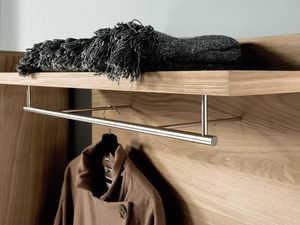 Miniaturka 1 - Wieszak do przedpokoju z drążkiem i półkami