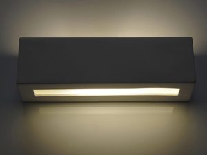 Miniaturka 2 - Czarny kinkiet LED z mocnym światłem do wnętrz nowoczesnych