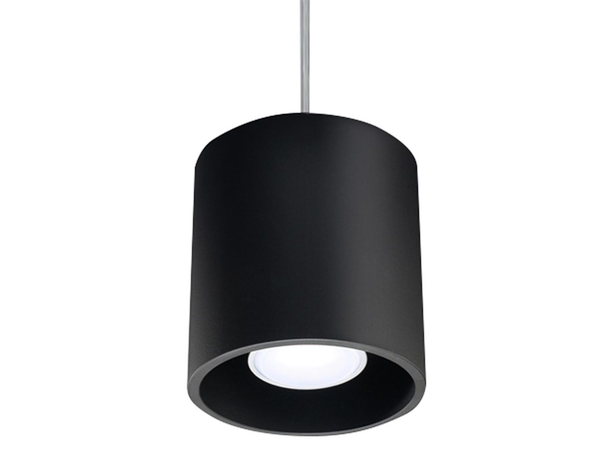 Minimalistyczna Lampa Wisząca OCEANUS 1 Czarna – Szara – Biała
