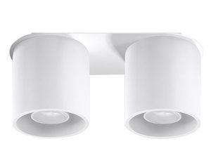 Miniaturka 12 - Podwójny plafon LED w białym matowym wykończeniu do kuchni