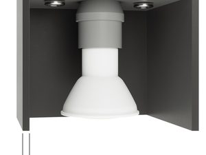 Miniaturka 18 - Zbliżenie na mocowanie wiszącej lampy LED z gwintem E27