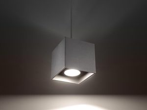 Miniaturka 2 - Lampa wisząca LED w kolorze grafitowym z nowoczesnym designem