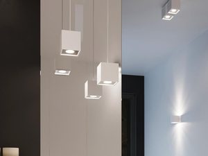 Miniaturka 18 - Reflektory LED zamontowane nad kuchnią z wyspą