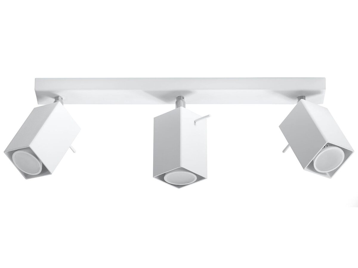 Plafon MELIA 3 Nowoczesny Design Biały, Czarny lub Szary