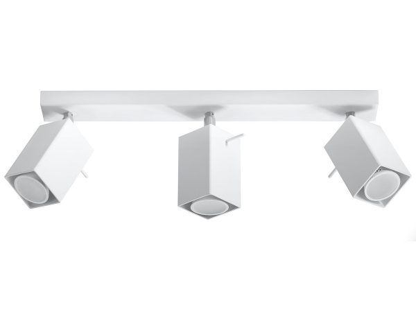 Reflektory LED białe w układzie sufitowym do kuchni