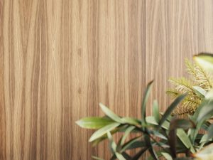 Miniaturka 11 - Aranżacja kuchni z drewnem i czarnym reflektorem LED punktowym