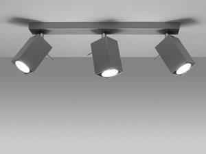 Miniaturka 14 - Trzy reflektory LED nad wyspą kuchenną w aranżacji loftowej