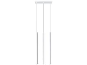 Miniaturka 14 - Wizualizacja białych lamp wiszących w minimalistycznym wnętrzu