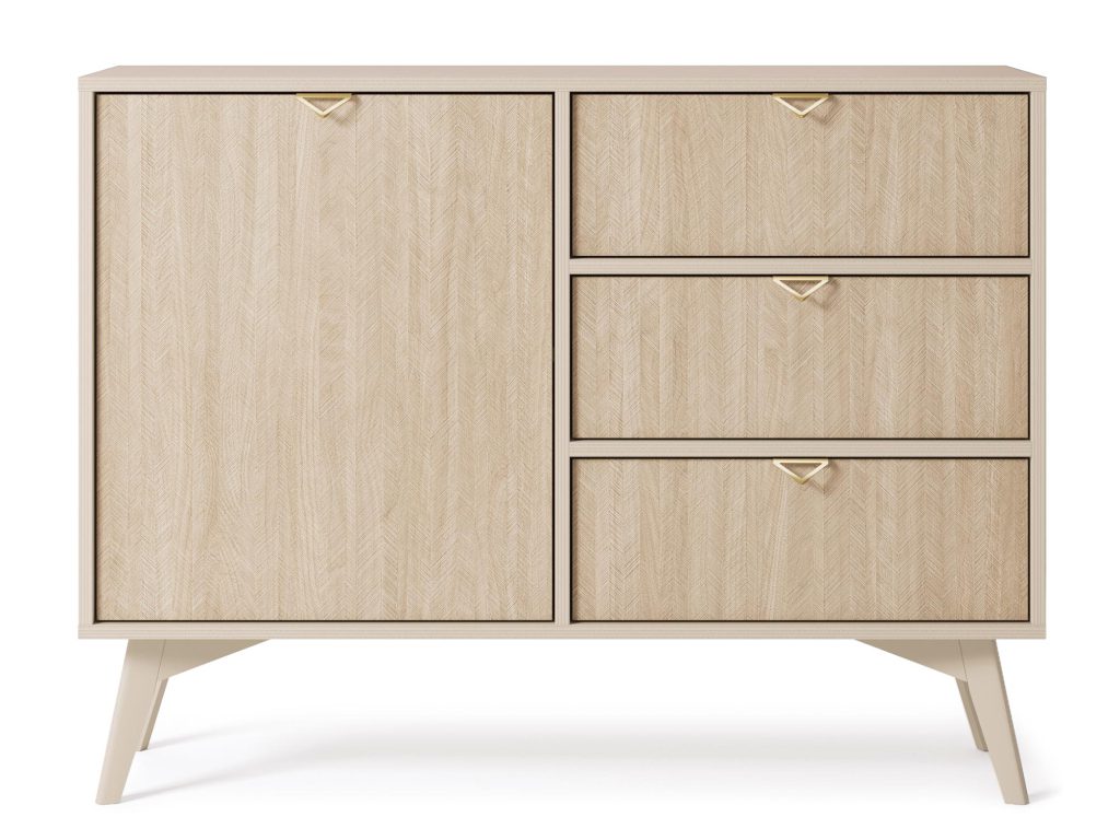 Komoda w Minimalistycznym Stylu 106cm Las