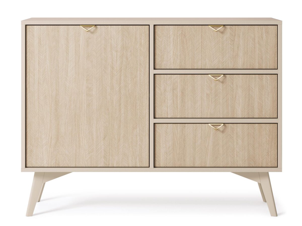 Komoda w Minimalistycznym Stylu 106cm Las