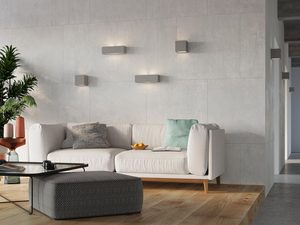 Miniaturka 16 - Nowoczesne wnętrze z eleganckimi kinkietami LED w szarej tonacji