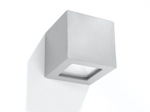 Miniaturka 14 - Biały kinkiet LED w formie prostopadłościanu do nowoczesnego wnętrza