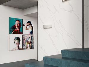 Miniaturka 9 - Aranżacja schodów z kinkietami LED i jasną ścianą