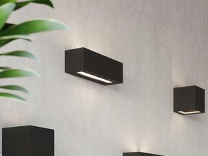 Miniaturka 18 - Czarne kinkiety ścienne LED w nowoczesnym stylu do salonu lub biura