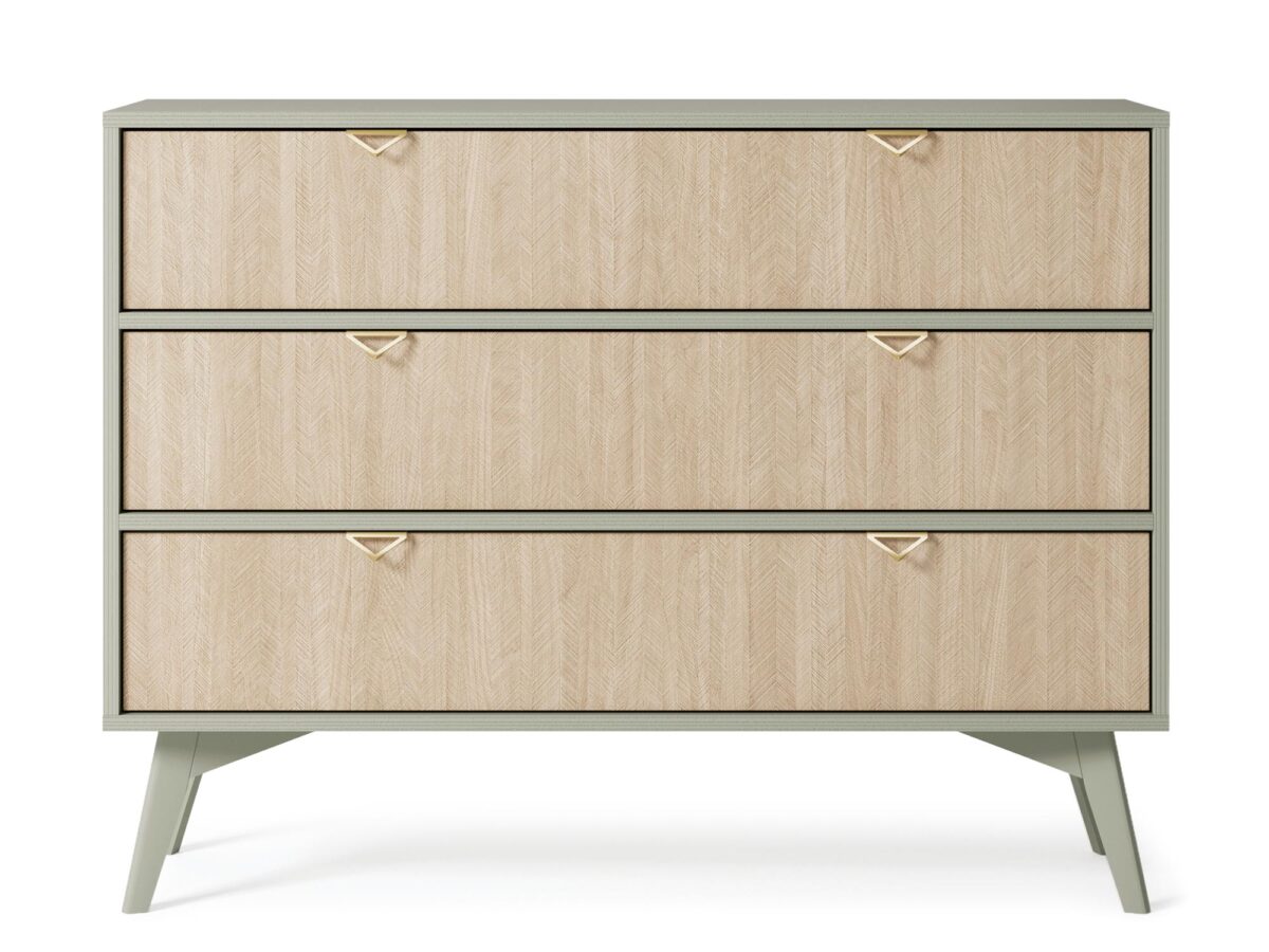 Beżowa Komoda w Stylu Boho Las