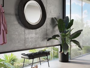 Miniaturka 4 - Salon loftowy z potrójną lampą sufitową i betonową ścianą