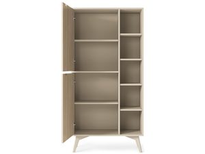 Miniaturka 7 - Szafa z otwartymi półkami i dolnym frontem w stylu loftowym