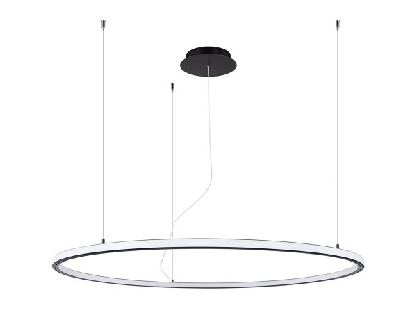 Nowoczesna lampa LED z białym kloszem i minimalistycznym mocowaniem