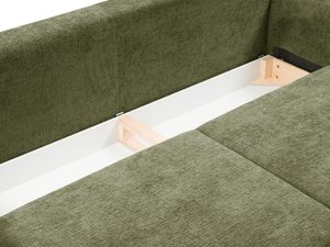 Miniaturka 18 - Oliwkowa sofa tapicerowana z funkcją spania