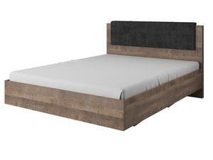 Miniaturka 1 - Drewniane łóżko z pojemnikiem na pościel, nowoczesny design