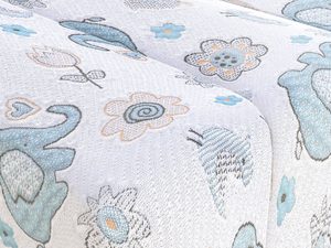 Miniaturka 3 - Materac z pokrowcem w kwiatowy wzór na tkaninie dzianinowej