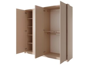 Miniaturka 5 - Klasyczna szafa z półkami i drążkami