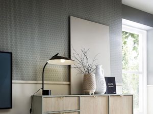 Miniaturka 3 - Komoda z szufladami i drzwiami w odcieniu dębu z oliwkową ramą