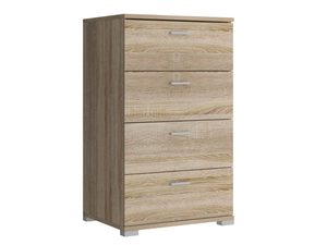 Miniaturka 3 - Wysoka komoda z czterema szufladami , styl skandynawski