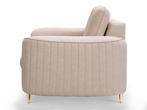 Miniaturka 3 - Fotel w stylu glamour na eleganckich złotych nóżkach