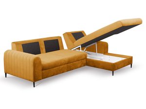 Miniaturka 5 - Schemat rozkładania narożnika modułowego z funkcją spania