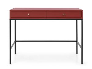 Miniaturka 10 - Nowoczesna toaletka w czerwonym kolorze z czarnym stelażem