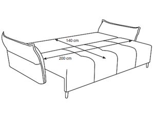 Miniaturka 10 - Schemat techniczny sofy