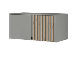 Miniaturka 3 - Nadstawka uzupełniająca do szafy w kolorze szarymi i listwami panelowymi