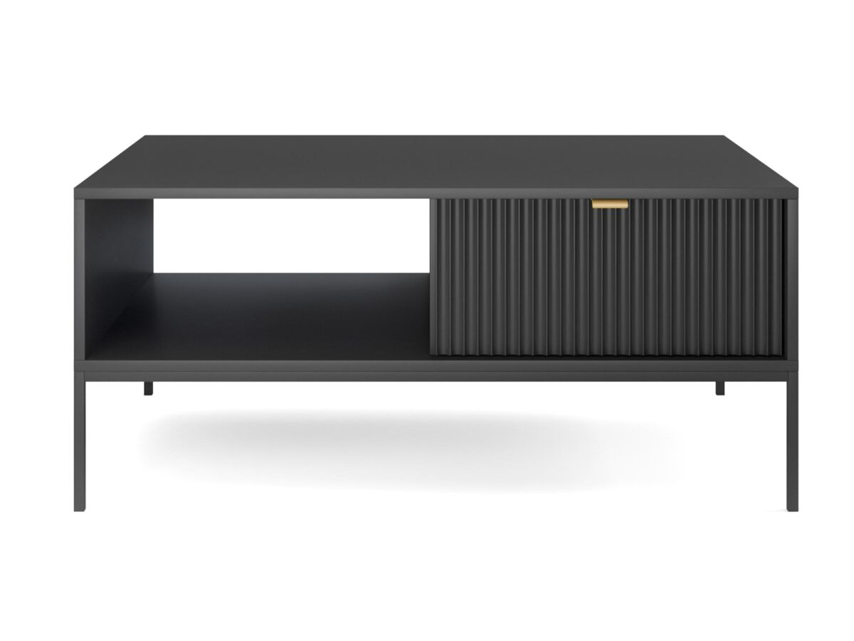 Nowoczesna Ława Sivas z Ryflowanym Frontem