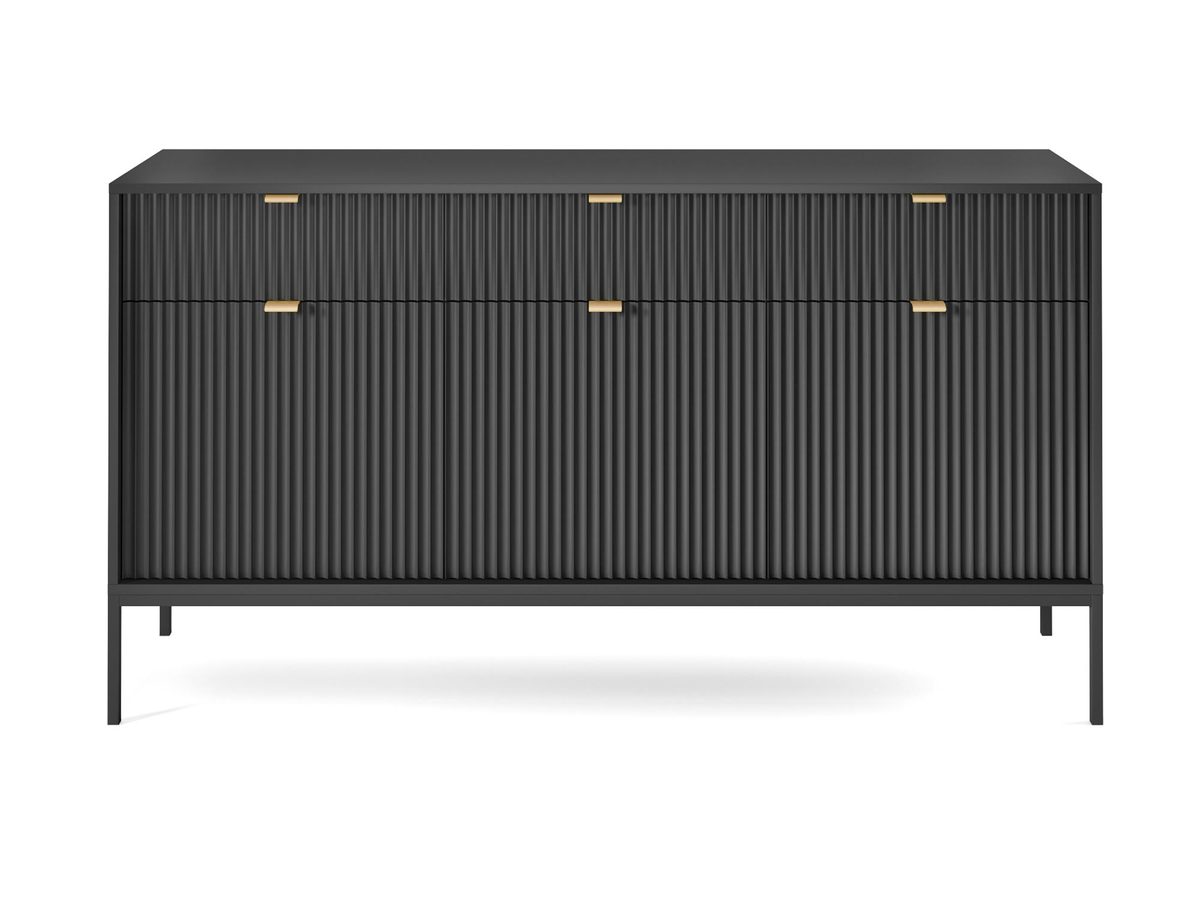 Ekskluzywna Komoda Sivas 154 cm z Złotymi Akcentami