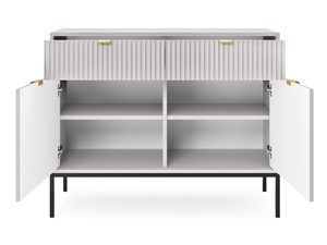 Miniaturka 7 - Beżowa komoda otwierana z czarnymi nóżkami