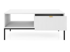 Miniaturka 7 - Nowoczesna ława z otwartą półką i frezowanym frontem