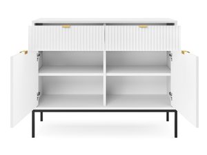 Miniaturka 11 - Komoda z otwartymi drzwiami i frezowanym wykończeniem w stylu nowoczesnym