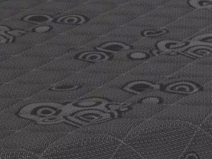 Miniaturka 1 - Tkanina pokrowca na materac w kolorze grafitowym z tłoczeniem