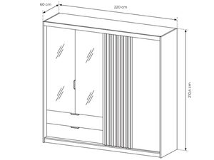 Miniaturka 7 - Wymiary techniczne szafy dużej