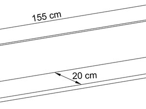 Miniaturka 11 - Prosta półka wisząca