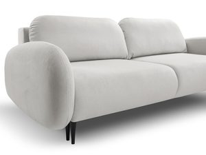 Miniaturka 7 - Sofa modułowa w jasnoszarym kolorze z poduszkami, styl skandynawski