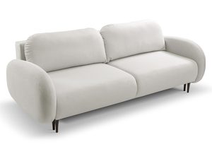 Miniaturka 3 - Sofa modułowa w jasnoszarym kolorze z poduszkami, styl minimalistyczny