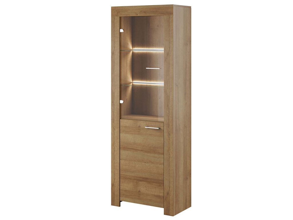 Stylowa Witryna Niebo 70 cm Dąb Riviera lub Country
