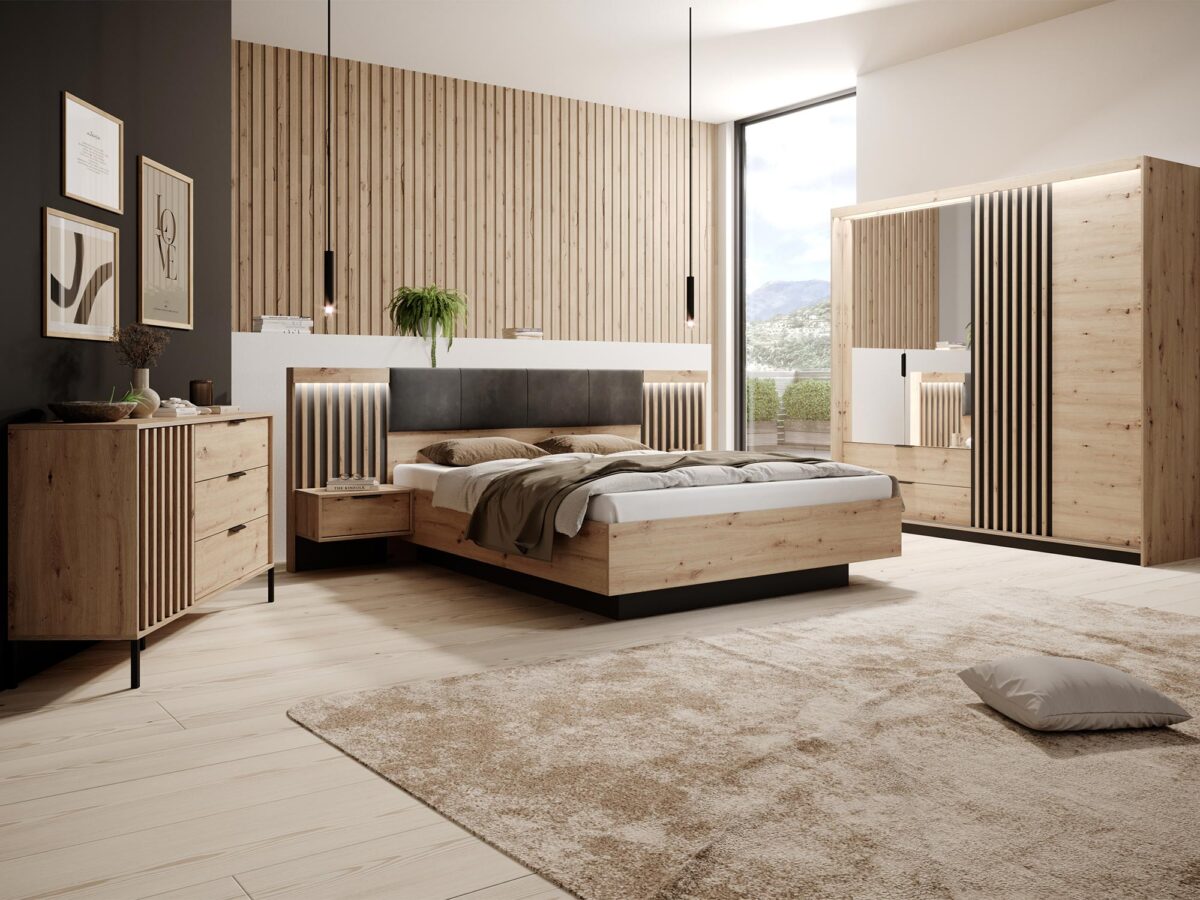 Nowoczesny Zestaw Do Sypialni REST