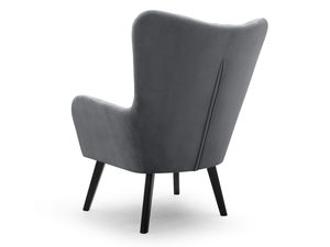 Miniaturka 8 - Stylowy szary fotel do salonu