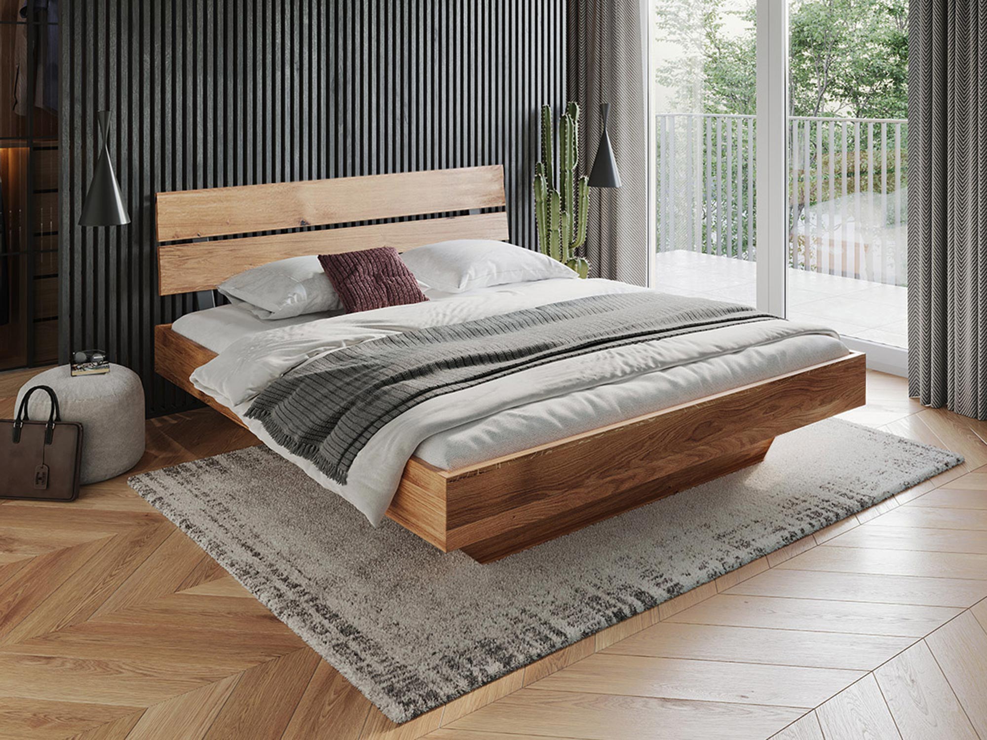 Łóżko drewniane 160×200 – klasyka i komfort w twojej sypialni