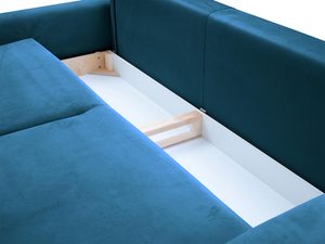 Miniaturka 30 - Turkusowa sofa z pojemnikiem